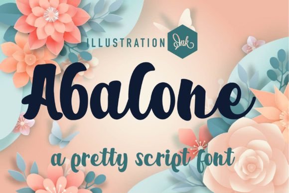 Abalone: Mastering the Bold, Retro Cursive for Modern Design Impact