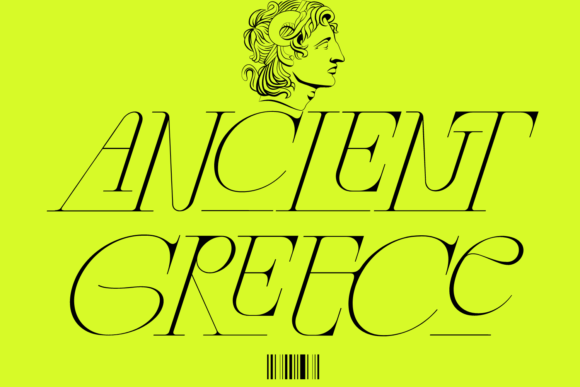 Ancient Greece Font: Elegant Serif Design