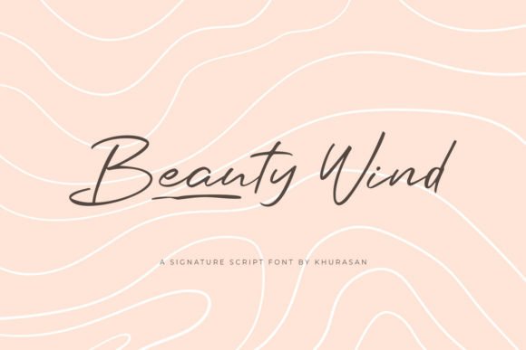 Beauty Wind: Elevating Modern Design with Elegant Script Typography