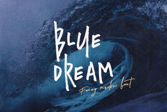 Blue Dream: Elevating Modern Design with a Fun and Funky Sans Display Font