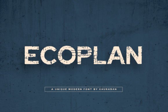Ecoplan: Modern Typography for Bold Design