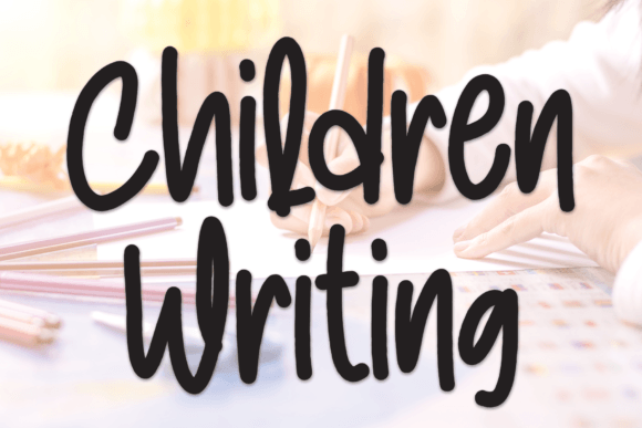Evaluating Children Writing: A Practical Guide to Using This Handwritten Font