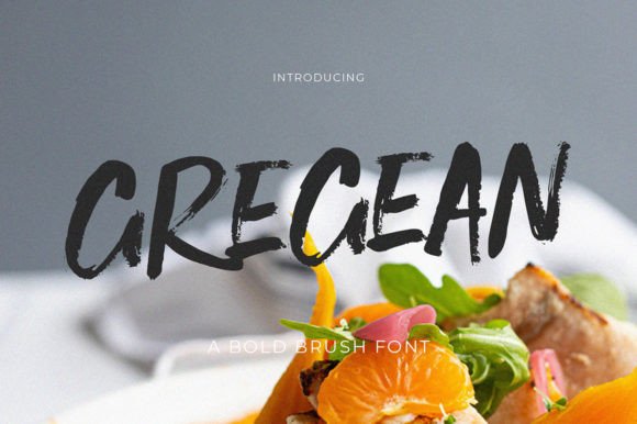 Gregean Brush: A Relaxed Typeface for Authentic Design