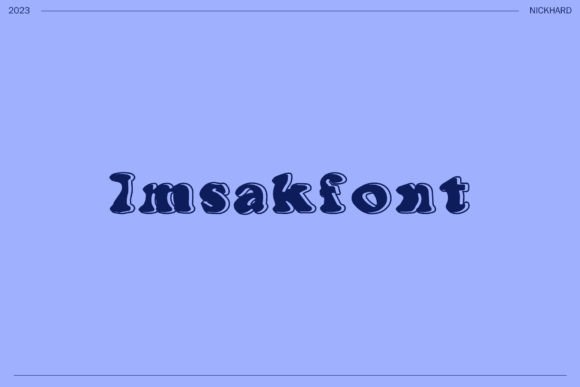 Imsakfont: The Modern Script Typeface Redefining Creative Branding
