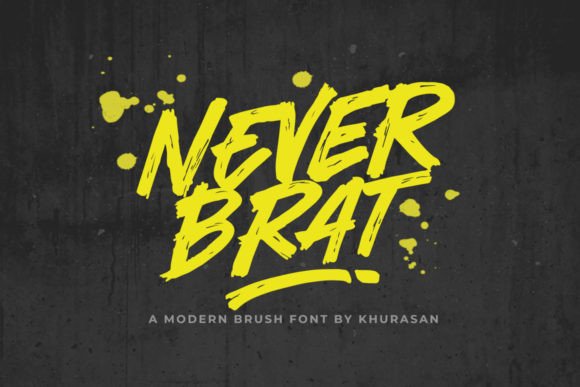 Never Brat: Evaluating a Modern Brush Font for Display and Branding Projects