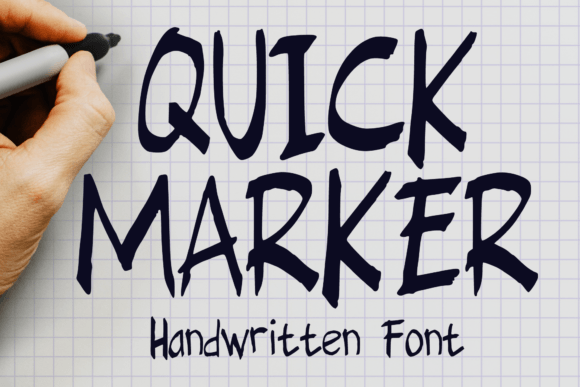 Quick Marker: The Versatile Handwritten Font
