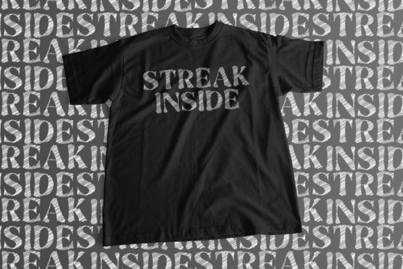 Streak Inside: Evaluating a Modern Script Font for Creative Projects